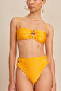 CULT GAIA PISA BIKINI BOTTOM IN MARMALADE