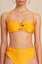 CULT GAIA PISA BIKINI TOP IN MARMALADE