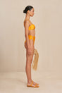 CULT GAIA PISA BIKINI TOP IN MARMALADE