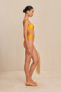 CULT GAIA PISA BIKINI BOTTOM IN MARMALADE