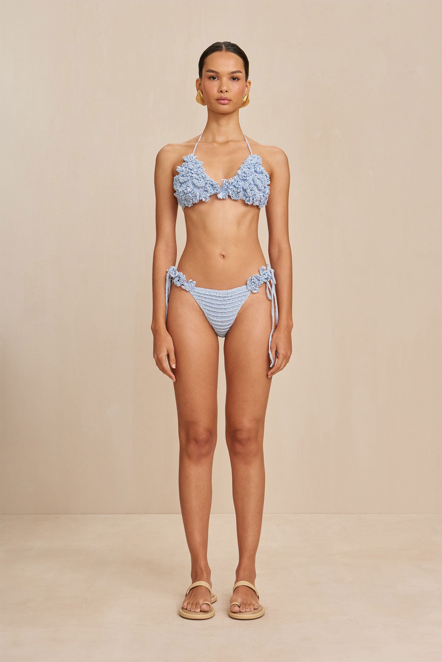 POLA CROCHET BIKINI TOP - MARINE