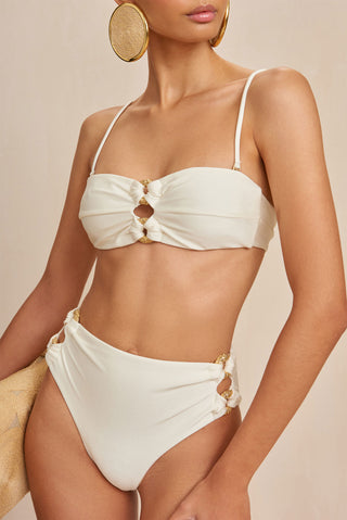 PISA BIKINI TOP - OFF WHITE
