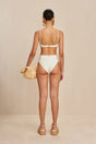 CULT GAIA PISA BIKINI TOP IN WHITE