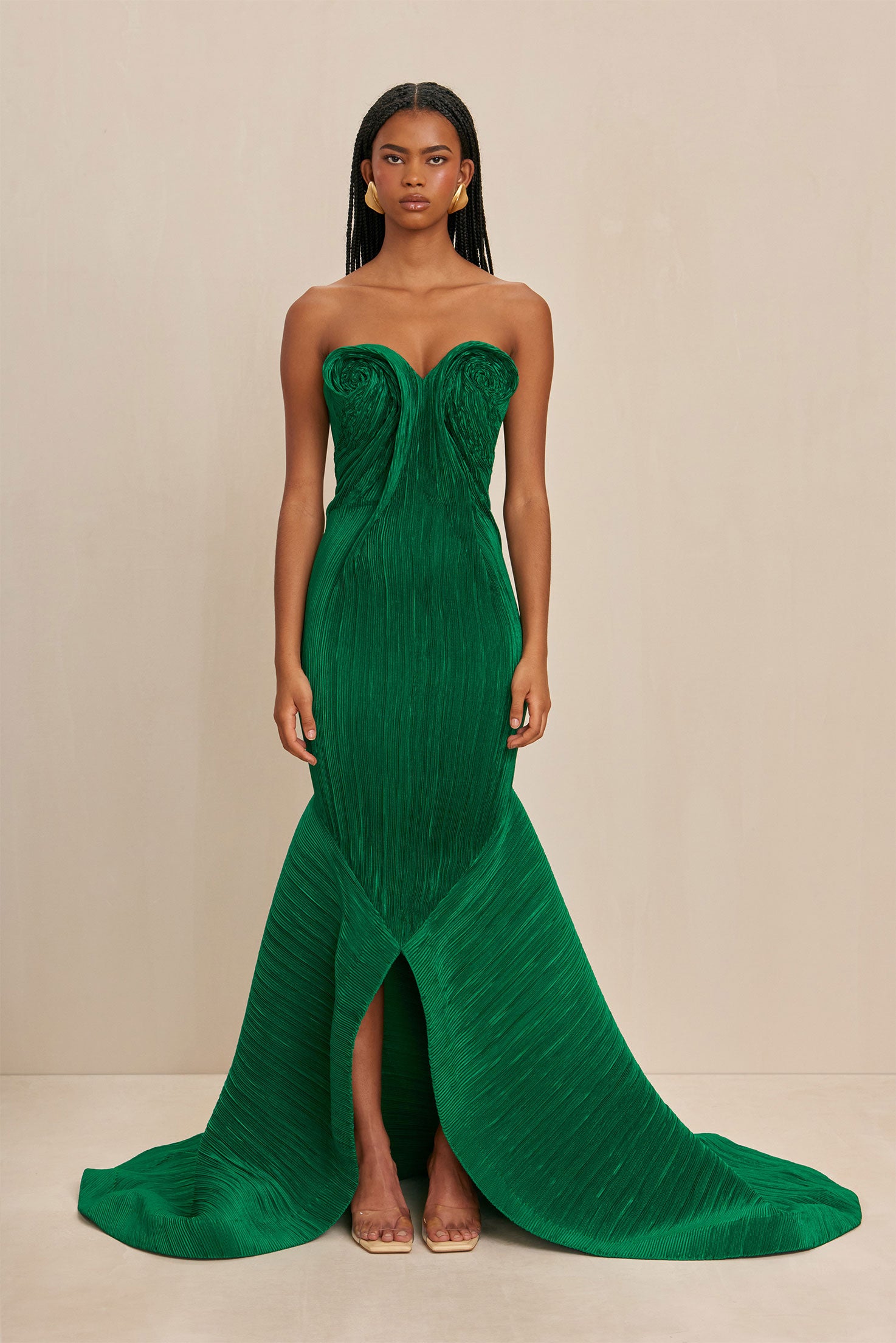 TAHIRAE GOWN - MALACHITE