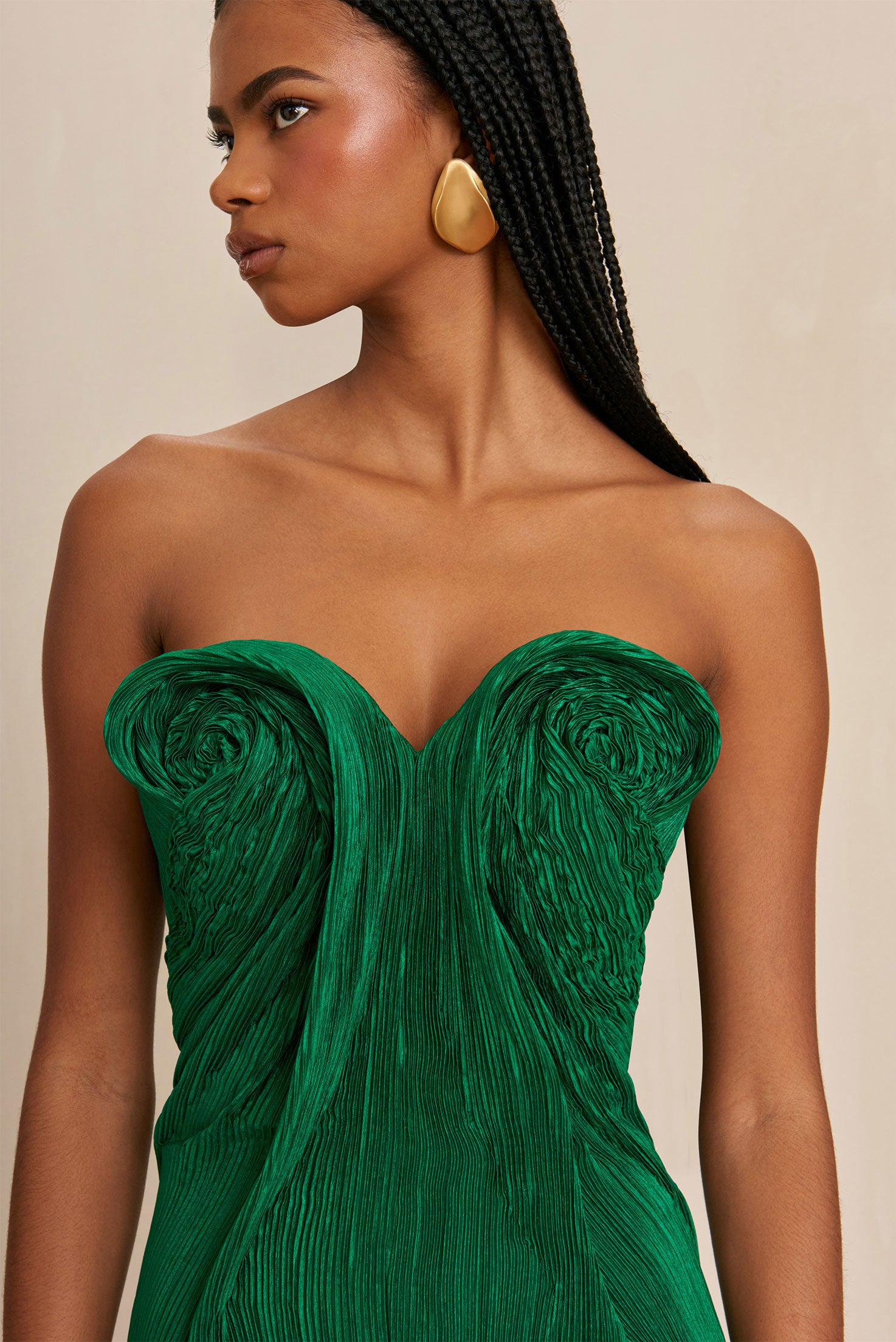 TAHIRAE GOWN - MALACHITE