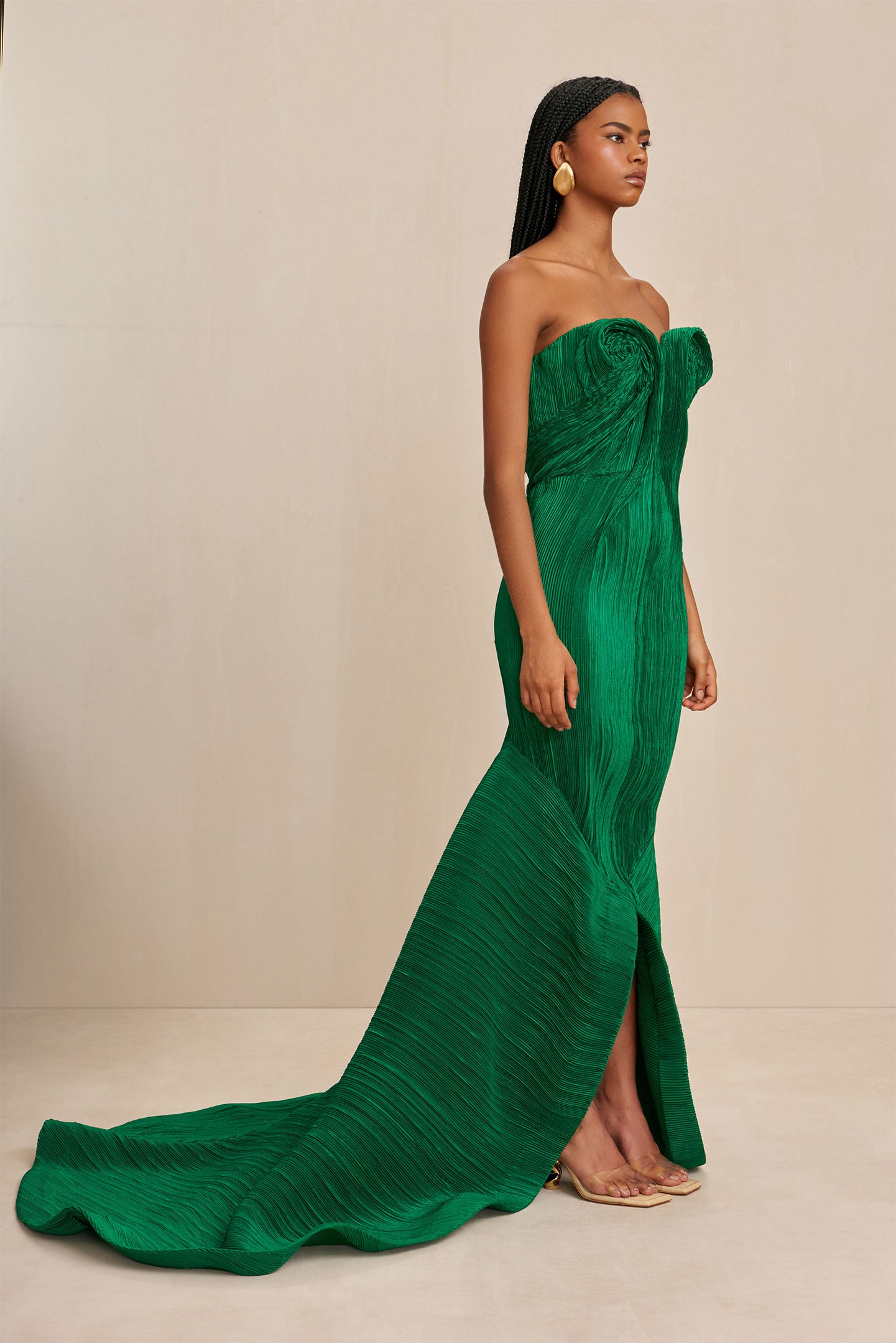 TAHIRAE GOWN - MALACHITE