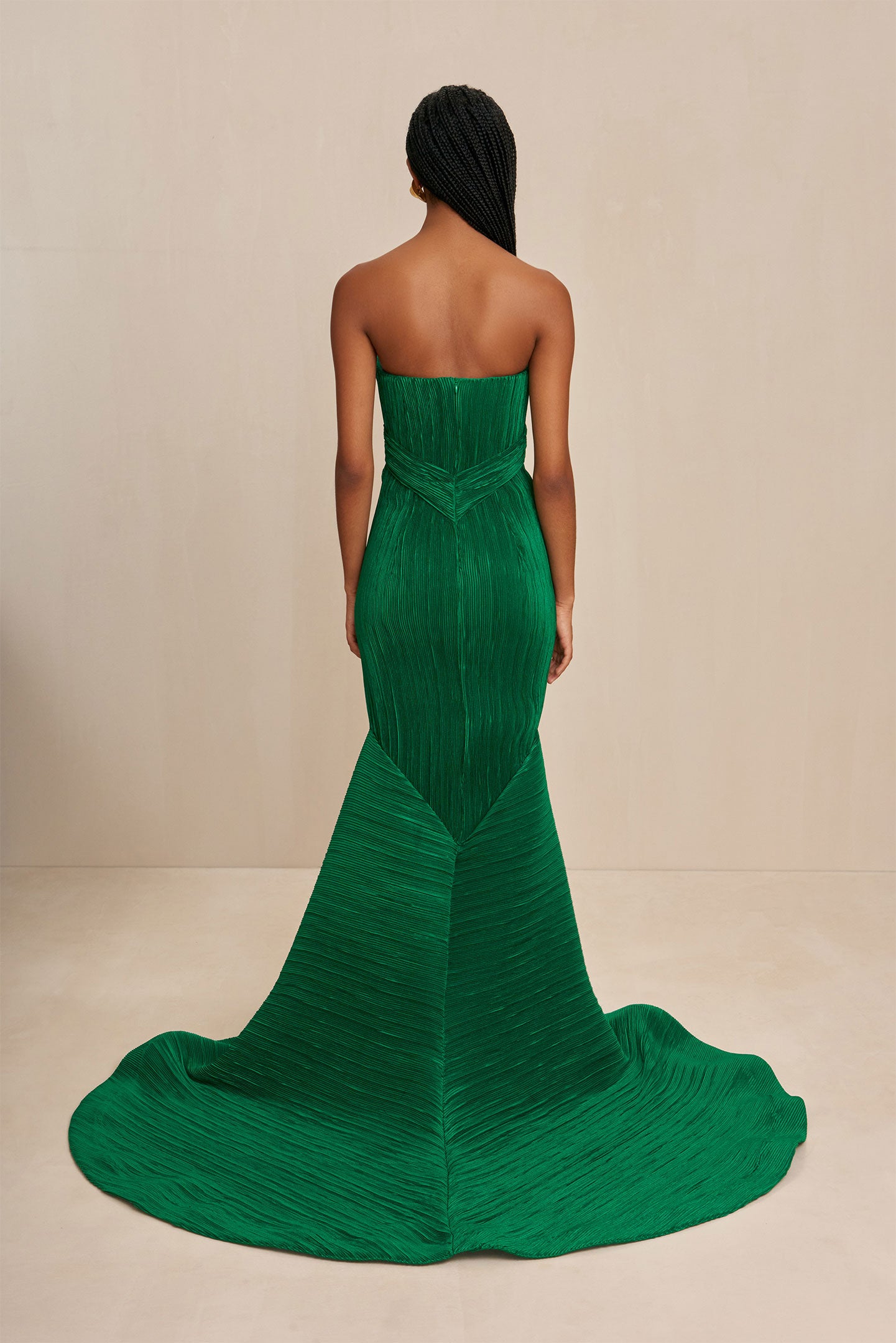 TAHIRAE GOWN - MALACHITE