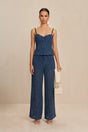 KATYA PANT - INDIGO WASH