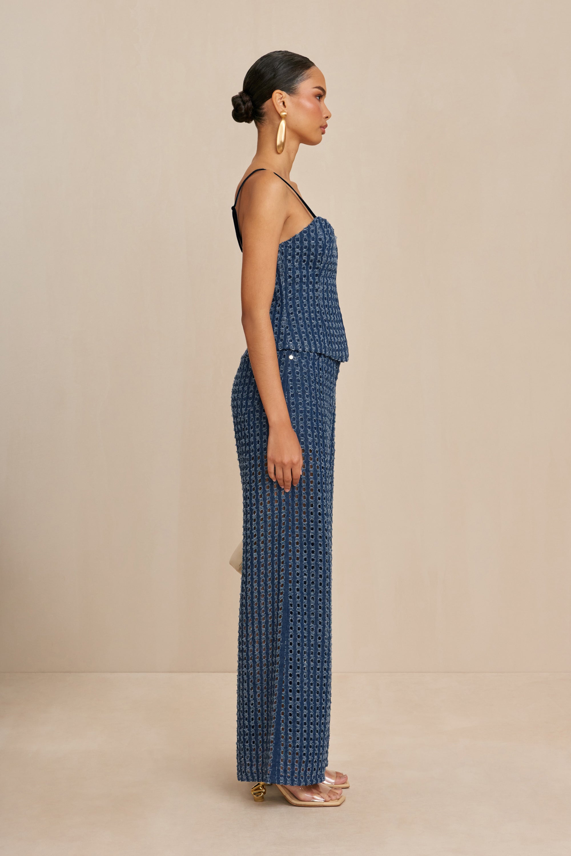 KATYA PANT - INDIGO WASH