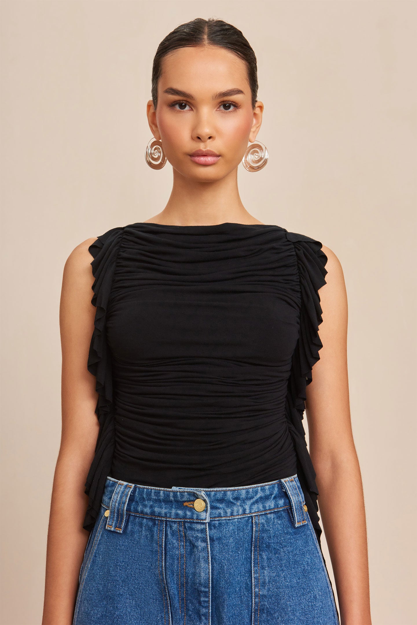 NAKIA TOP - BLACK