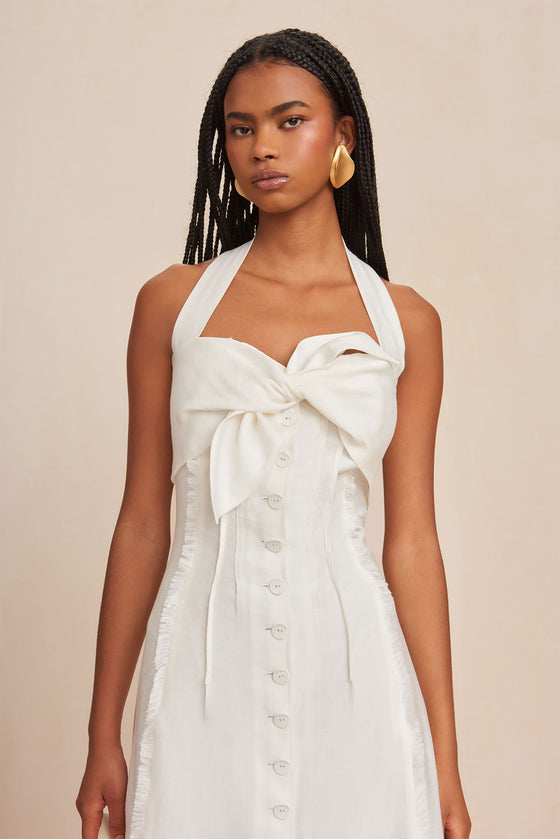 BRYLIE DRESS - OFF WHITE