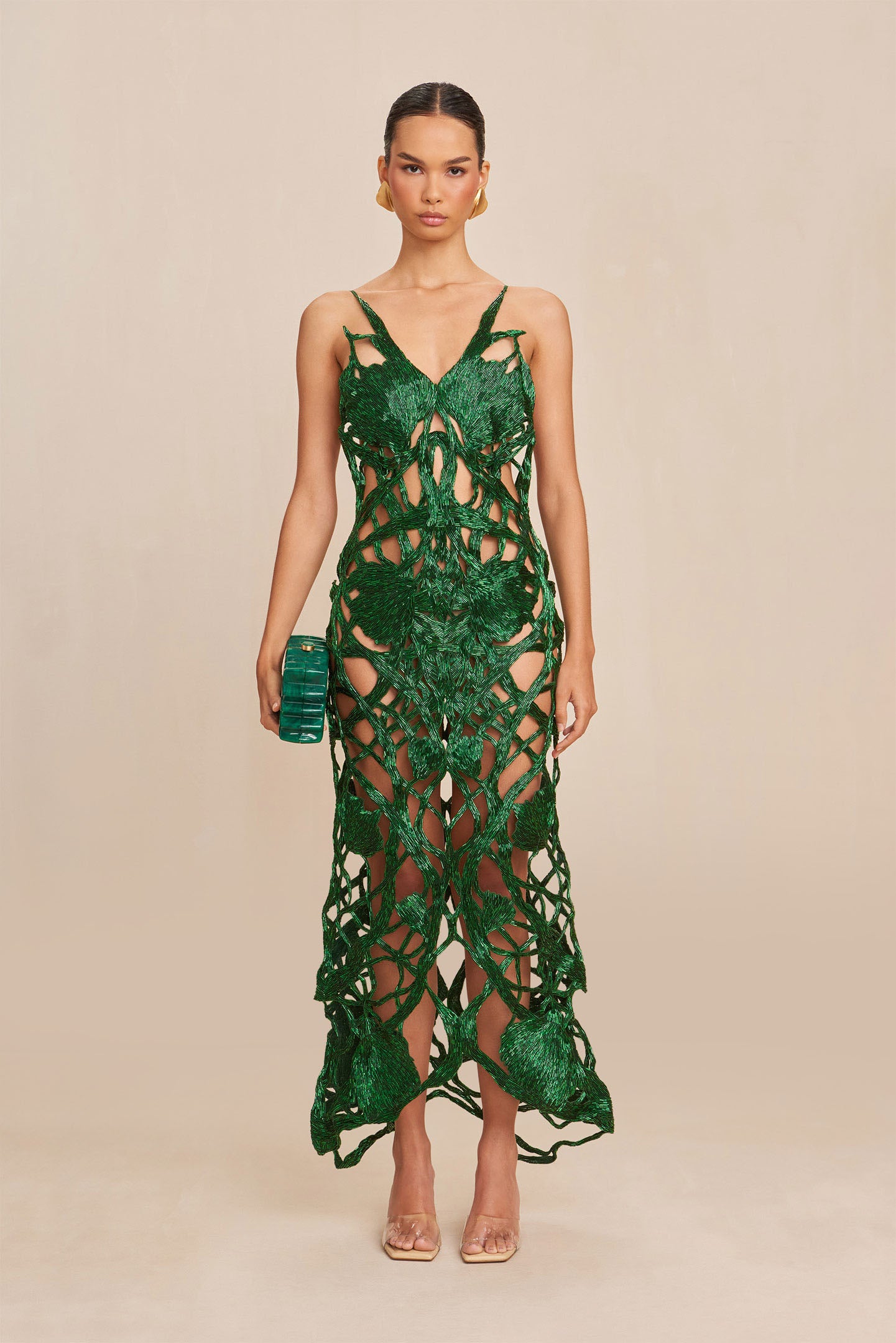 SITA GOWN - MALACHITE CULT GAIA SITA GOWN - MALACHITE CULT GAIA