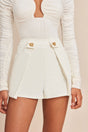 ADALEE SHORT - OFF WHITE