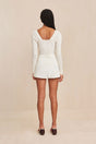 ADALEE SHORT - OFF WHITE