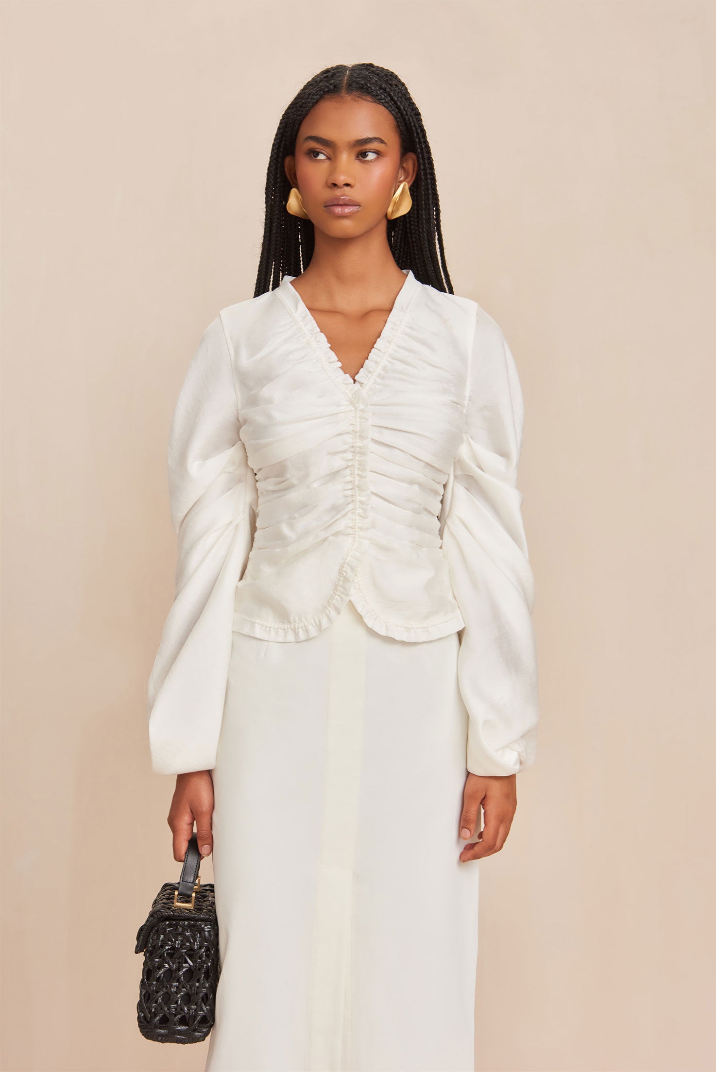 ADRINA TOP - OFF WHITE