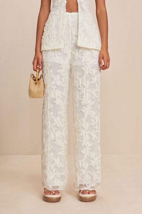 CULT GAIA LANE PANT IN OFF WHITE
