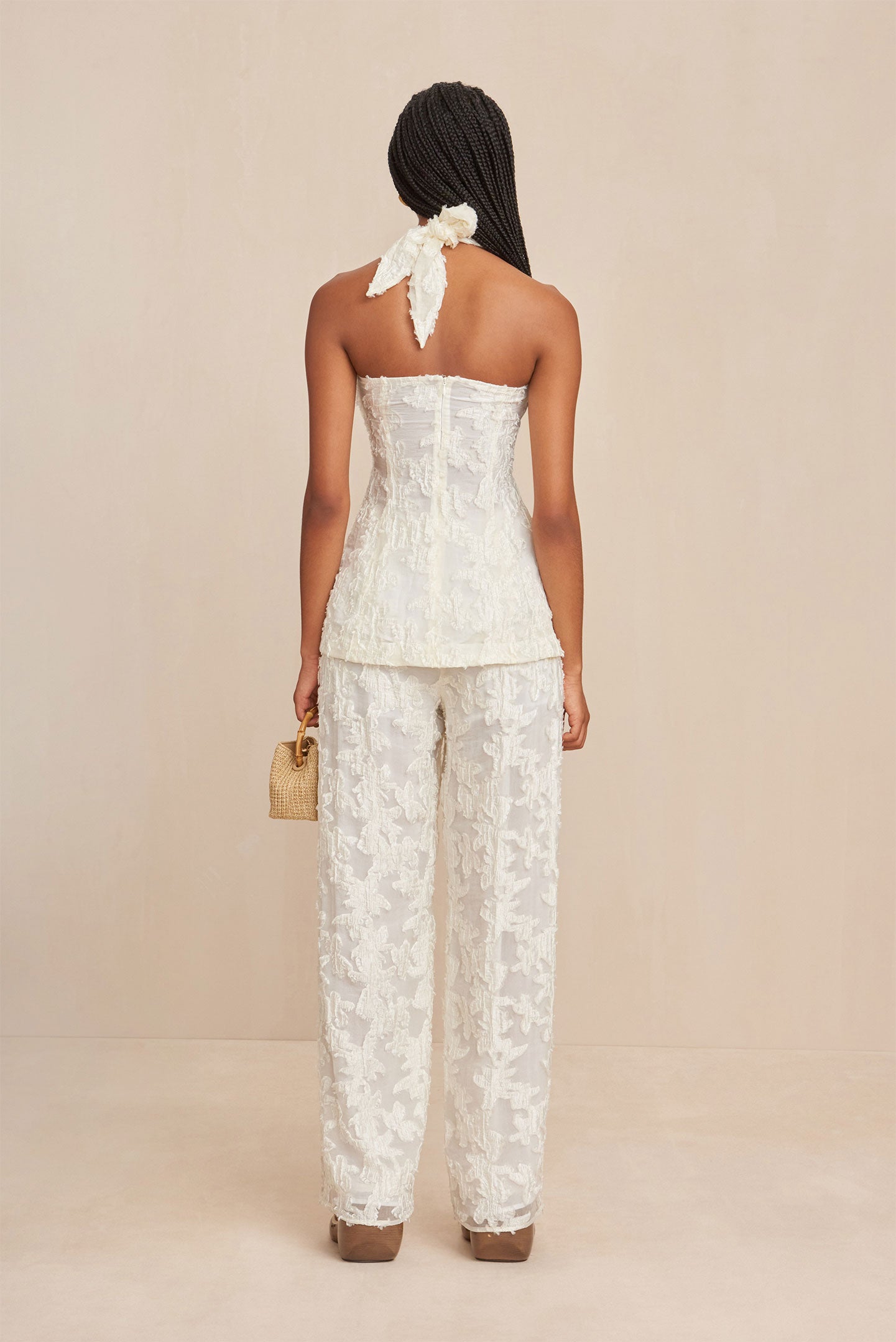 CULT GAIA LANE PANT IN OFF WHITE