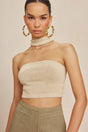 SORINE KNIT TOP - BEACH
