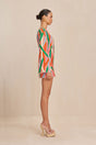 CULT GAIA ANIYA DRESS IN VINTAGE STRIPE PRINT