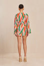 CULT GAIA ANIYA DRESS IN VINTAGE STRIPE PRINT