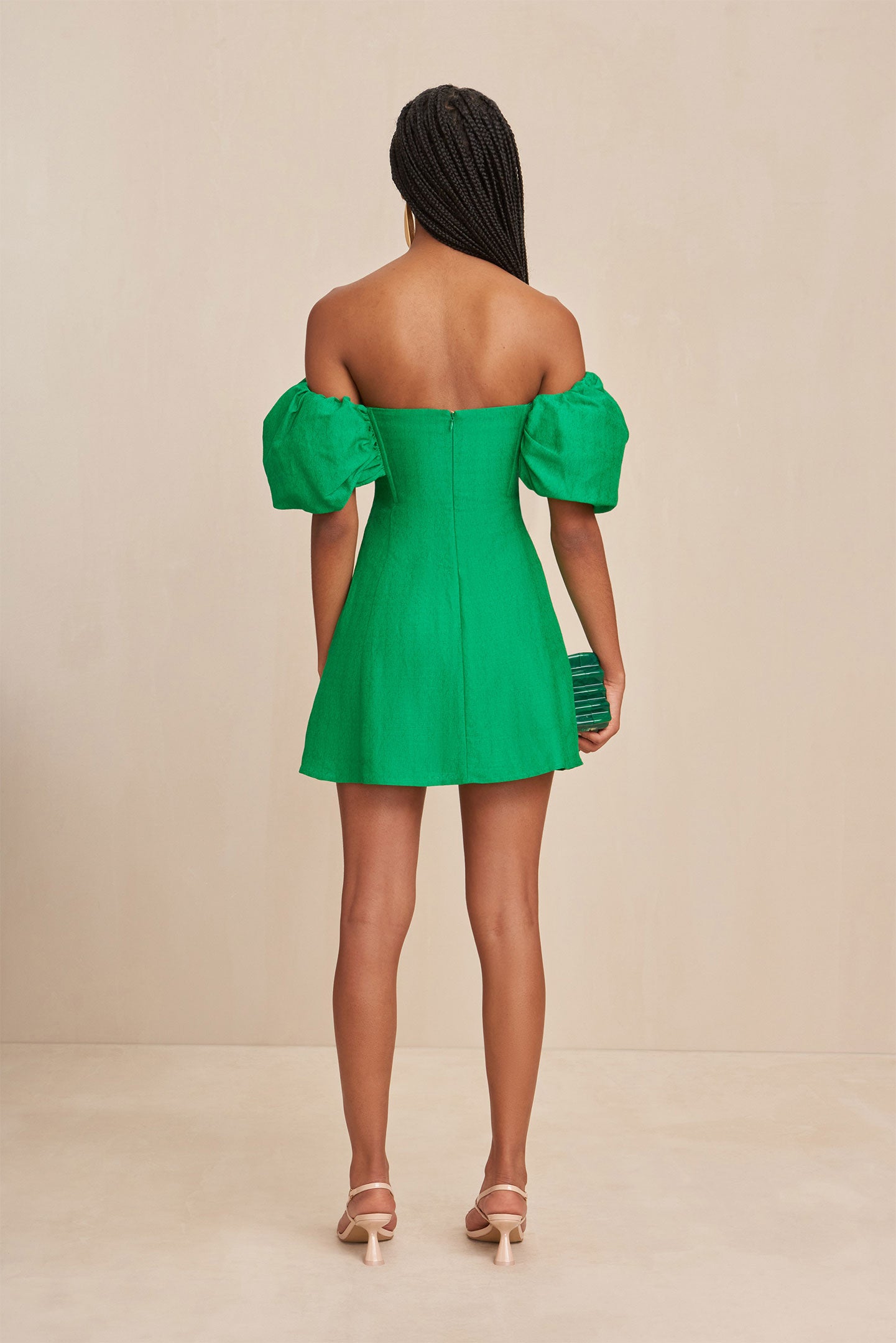 CULT GAIA LISSETT DRESS IN MALACHITE