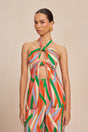 CULT GAIA LAINIE TOP IN VINTAGE STRIPE PRINT