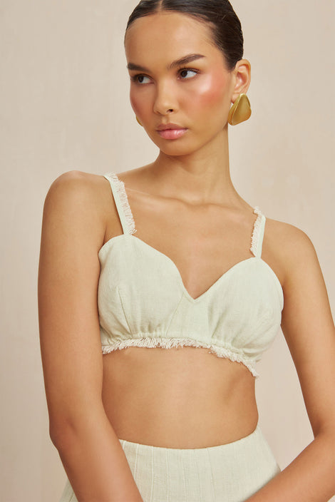 CULT GAIA ZURIA SHORT IN LIGHT HONEYDEW