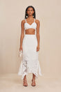 CULT GAIA ERYKAH SKIRT IN OFF WHITE