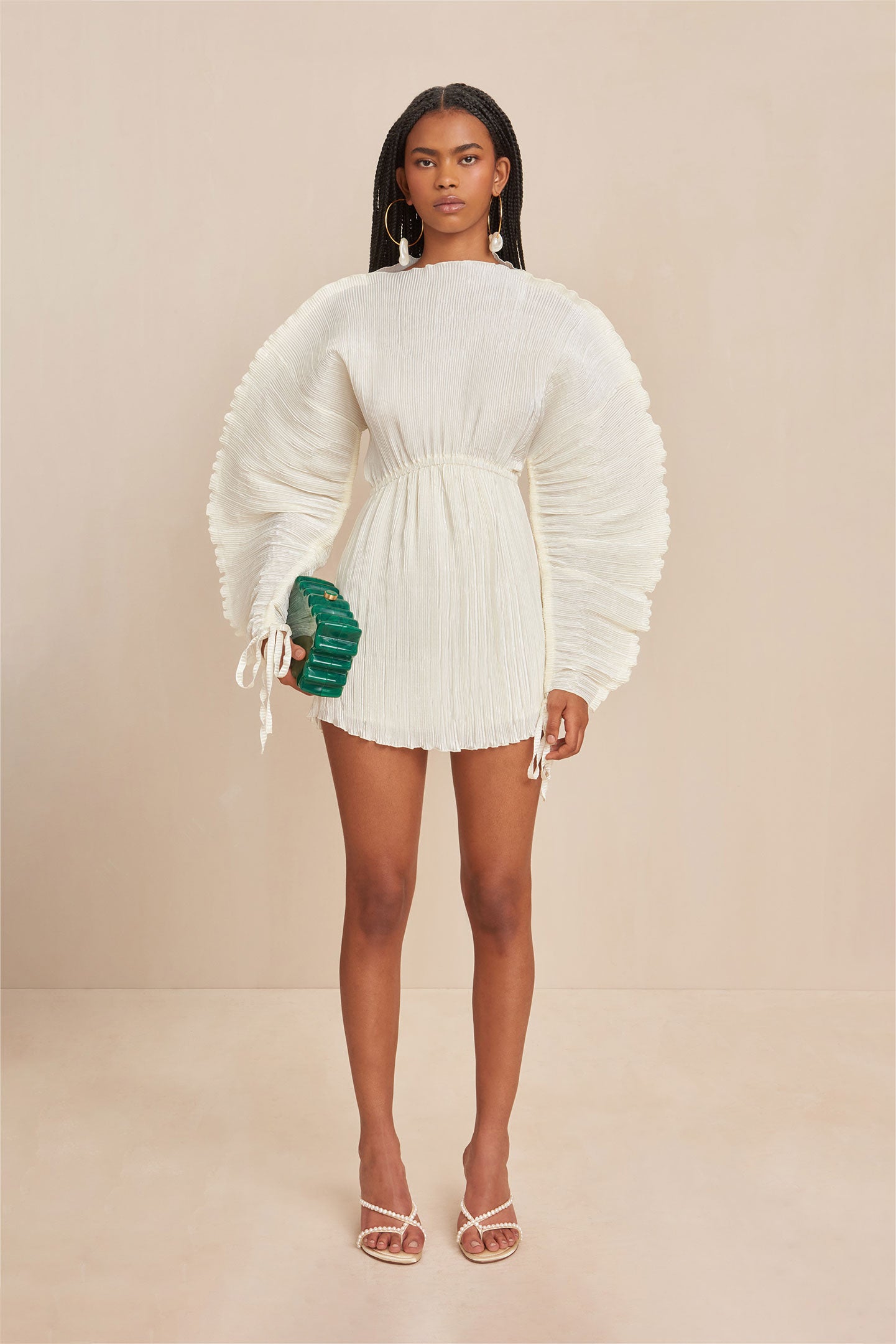 CULT GAIA ZAMARIAH DRESS IN OFF WHITE