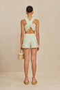 CULT GAIA ZURIA SHORT IN LIGHT HONEYDEW