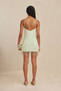 CULT GAIA CASSIAN DRESS IN LIGHT HONEYDEW