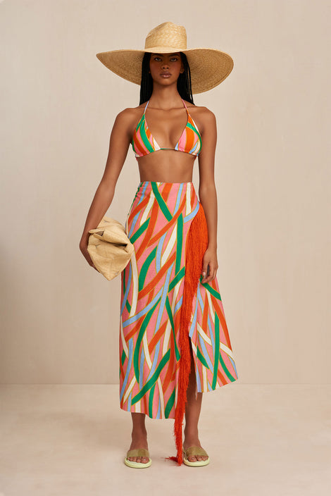 CULT GAIA ALDARI SANDAL IN HONEYDEW