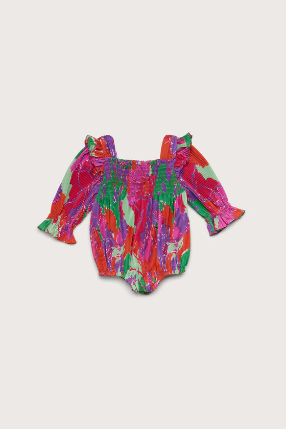 FRANKIE BABY JUMPSUIT - ABSTRACT GARDEN