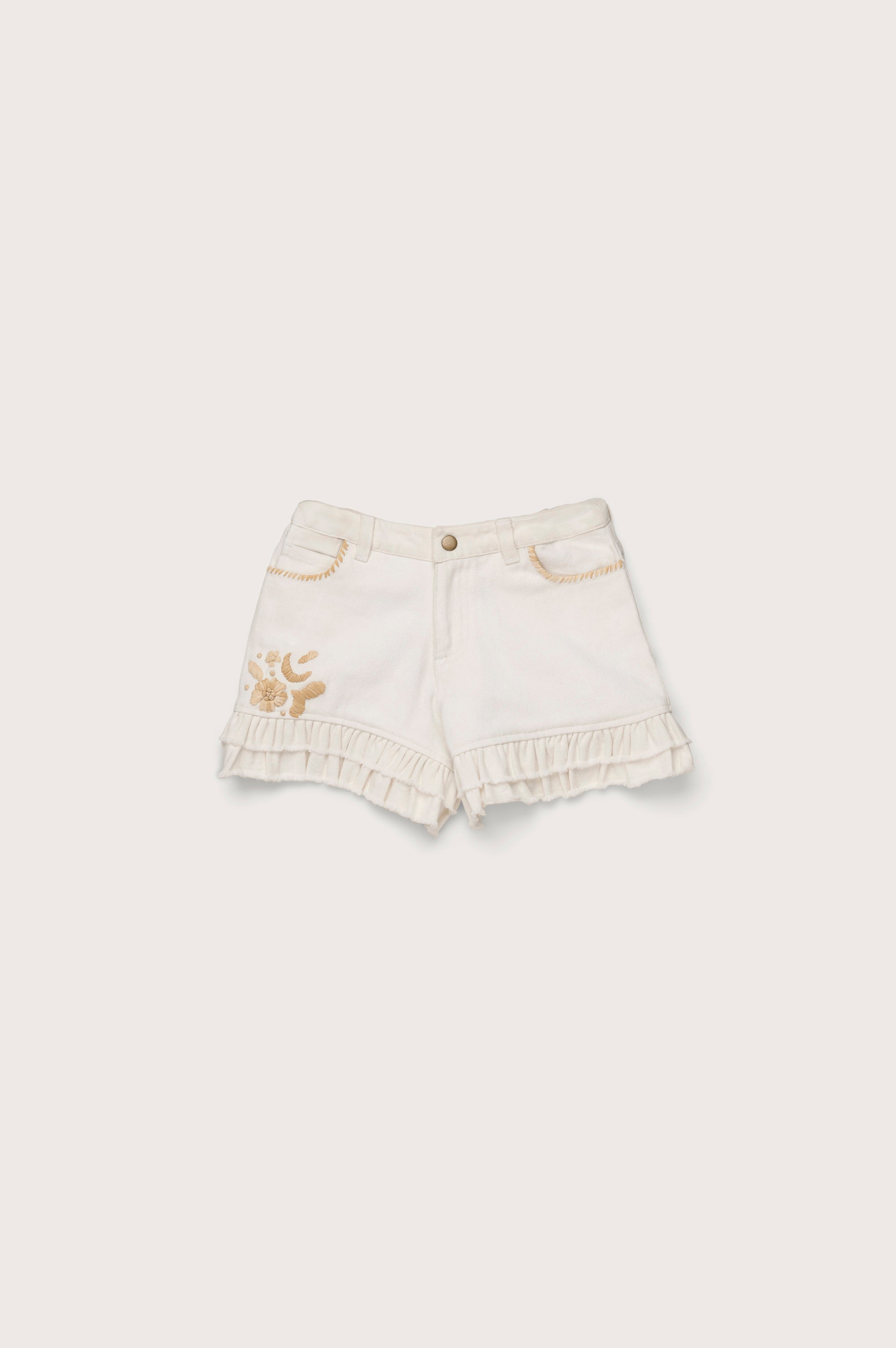 REMY KIDS SHORT - INDU ECRU