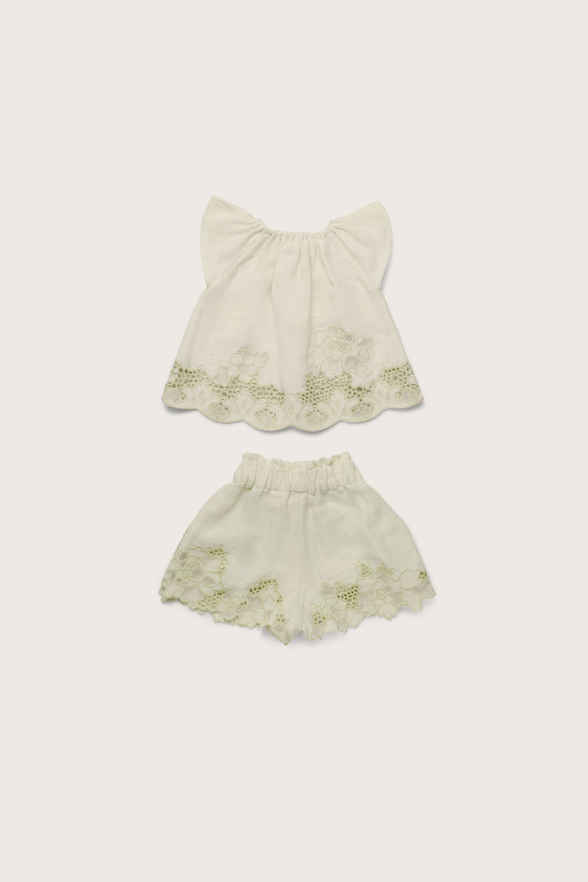 KALIA BABY SET - LIGHT HONEYDEW