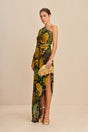 ADIRA GOWN - GREEN MULTI