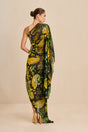 ADIRA GOWN - GREEN MULTI