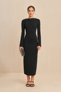 ELEANORA KNIT DRESS - BLACK