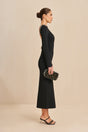 ELEANORA KNIT DRESS - BLACK
