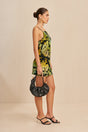 LEANNE DRESS - GREEN MULTI