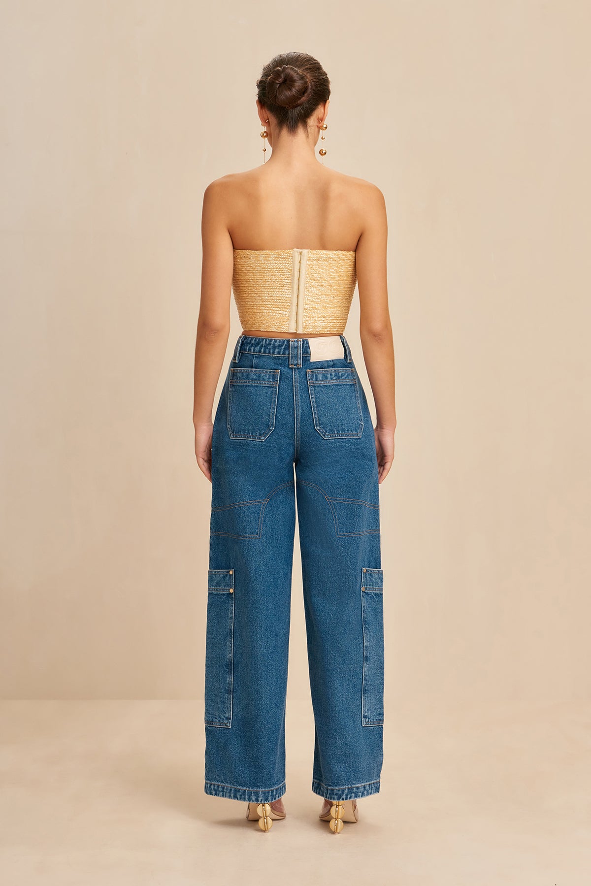 JACIRA TOP - NATURAL RAFFIA