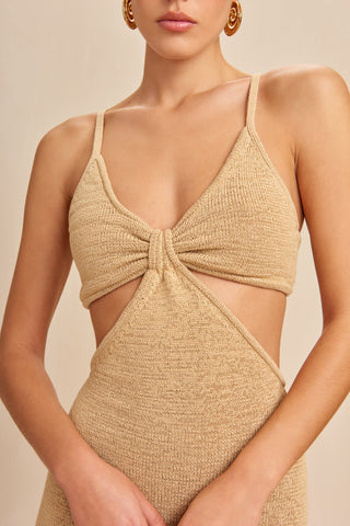 SERITA DRESS - SAND