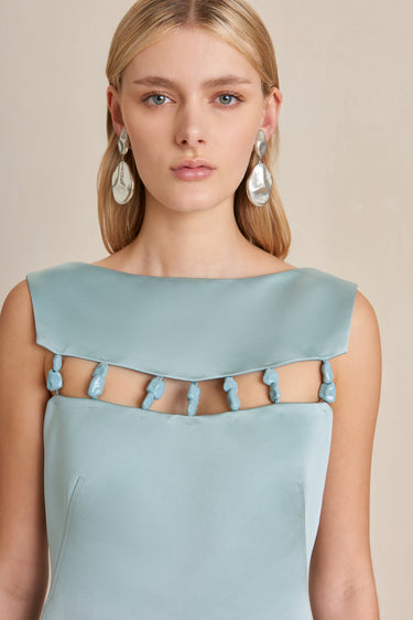 CULT GAIA DUNIA EARRING IN ANTIQUE SILVER | DUNIA EARRING - ANTIQUE SILVER | Secondary image