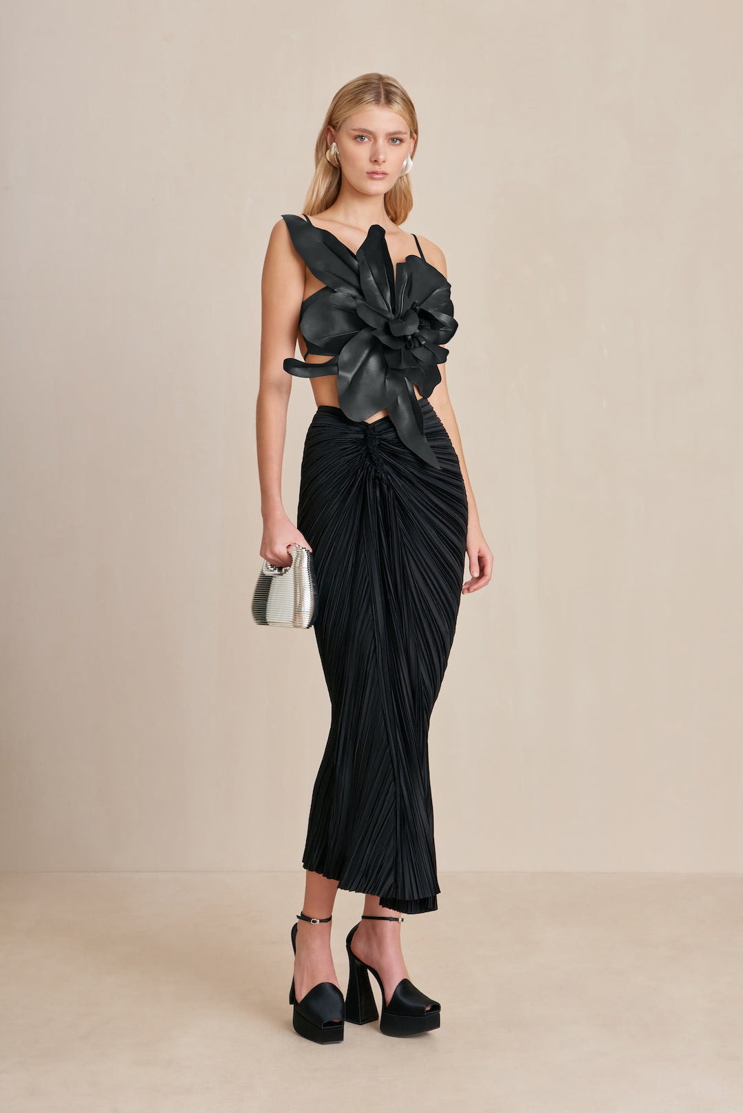 CULT GAIA GABRIELA TOP IN BLACK
