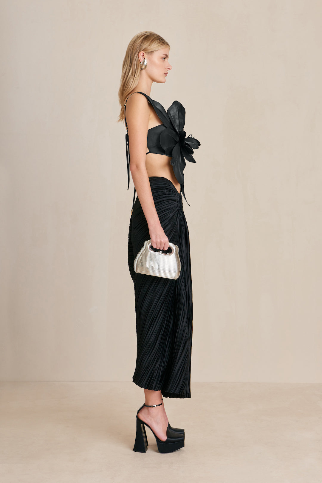 CULT GAIA GABRIELA TOP IN BLACK