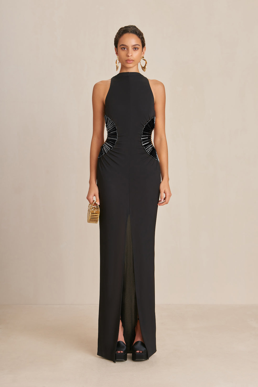 CULT GAIA RYANN GOWN IN BLACK