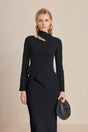 CULT GAIA EKKO KNIT TOP IN BLACK