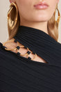 CULT GAIA EKKO KNIT TOP IN BLACK