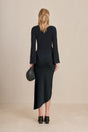 CULT GAIA EKKO KNIT TOP IN BLACK