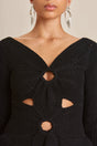 CULT GAIA LULE CROCHET TOP IN BLACK